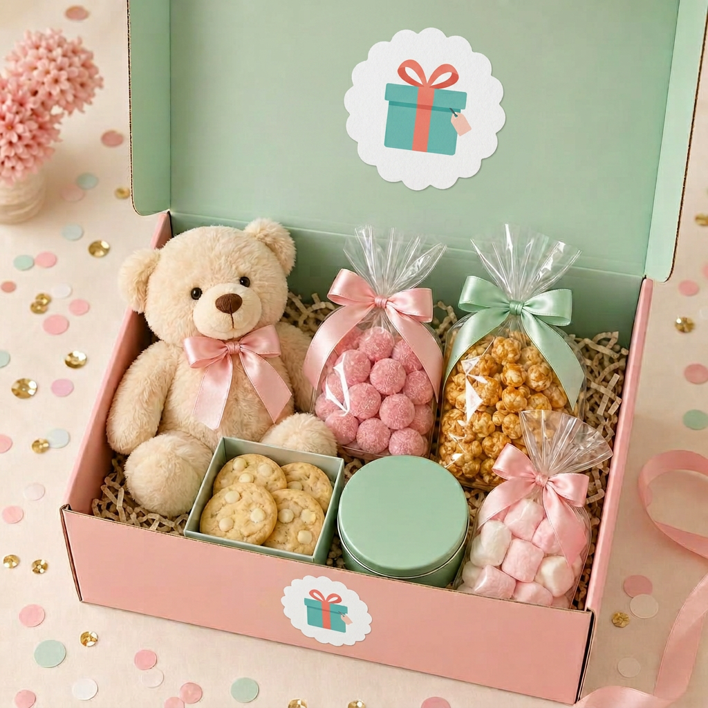 Personalised premium treat box for a child named Emma